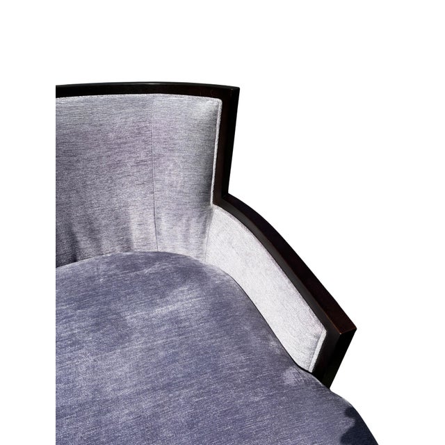 Pair of Barbara Barry for Baker California Lounge Chairs, Model 6713c For Sale - Image 9 of 11