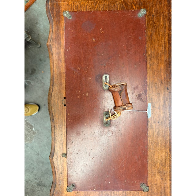 Wood Antique Abercrombie & Fitch Tackle Box For Sale - Image 7 of 9