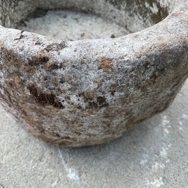 Antique Limestone Trough A one-of-a-kind hand-carved limestone trough naturally textured, lightly weathered finish....