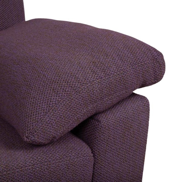 Modern Purple Fabric Flex Plus Two-Seater Sofa from Ewald Schillig For Sale - Image 3 of 13