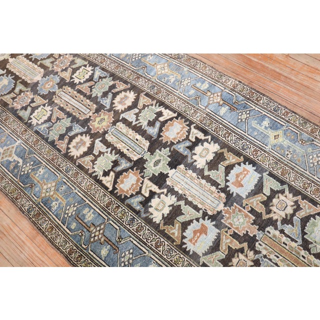 a 1920s Persian Heriz Runner Details rug no. j3985 size 3' 7" x 15' 9" (109 x 480 cm)