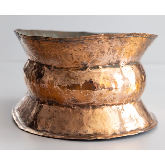 A superb 18th Century French copper oval wine cooler or jardiniere. This beautiful piece is hand forged and hammered. It's...