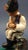 20th Century Ceramic Figurine of a Child with a Flute and a Bird from Szecsi, Hungary For Sale - Image 15 of 18