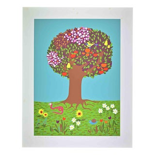 Marta Fabbri, Tree, 1990s, Lithograph For Sale
