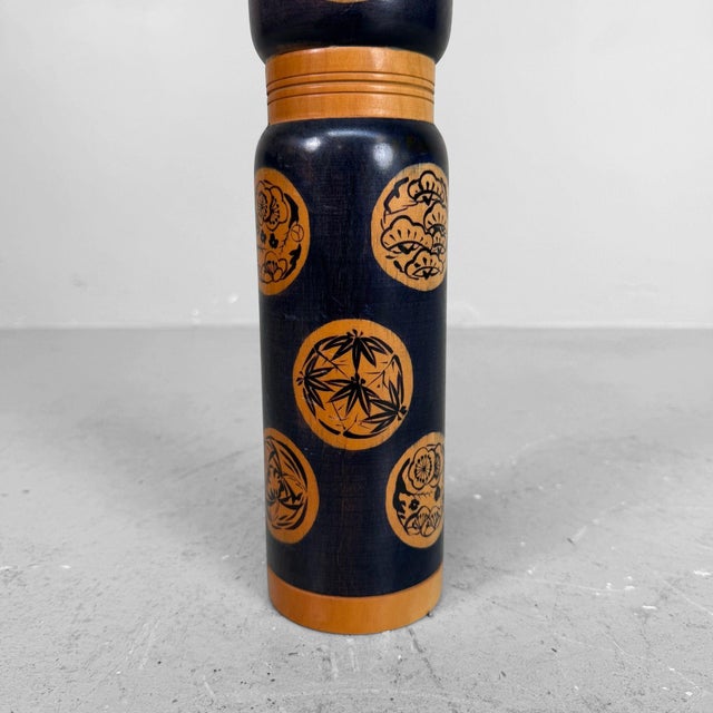Wood Large Sōsaku Kokeshi by Sato Suigai, Japan, 1960s For Sale - Image 7 of 11