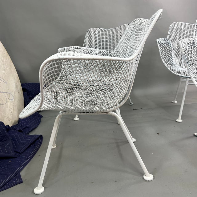 1960s Mid Century Russell Woodard "Sculptura" 5 Piece Patio Set For Sale - Image 5 of 12