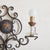 Art Nouveau Black Iron + Glass Wall Sconce, France 1950s - 2 Available For Sale - Image 3 of 12