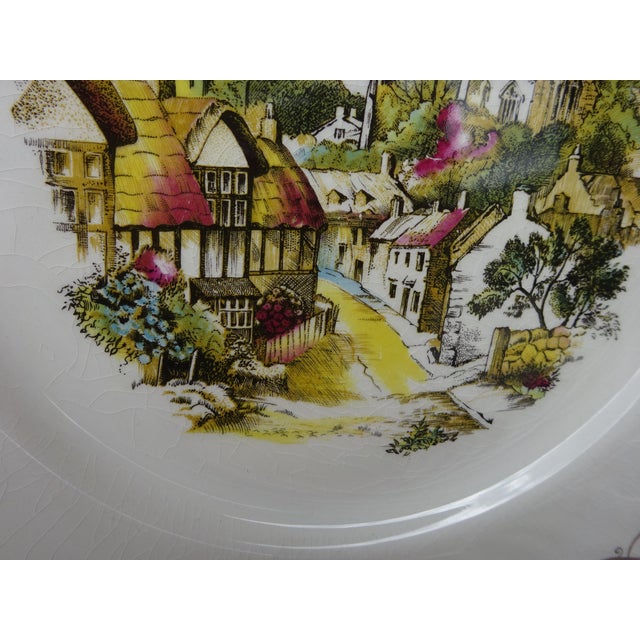 Vintage Earthenware Dinner Plates from Lunéville, 1890s, Set of 6 For Sale - Image 6 of 13