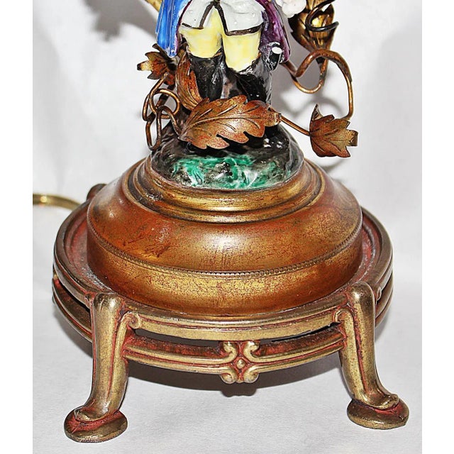 1910s 1910s French Figural Table Lamps - a Pair For Sale - Image 5 of 11