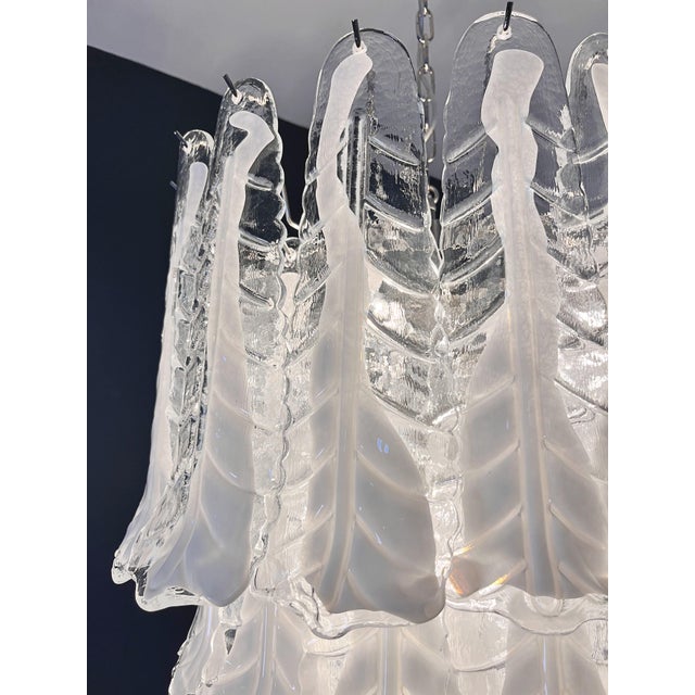 Murano Chandelier in the Manner of Mazzega – 52 Glasses For Sale - Image 16 of 16