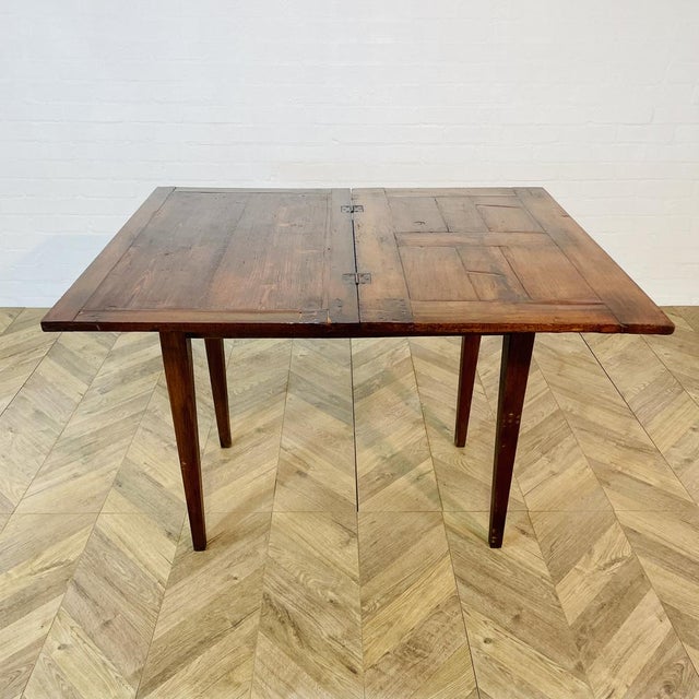 Georgian Mahogany Folding Tea Table For Sale - Image 11 of 17