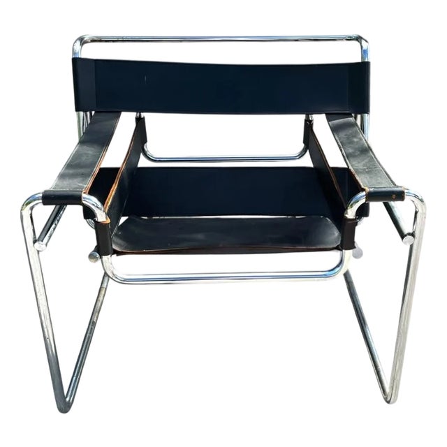 Mid 20th Century Mid Century Modern Wassily Style Chair For Sale