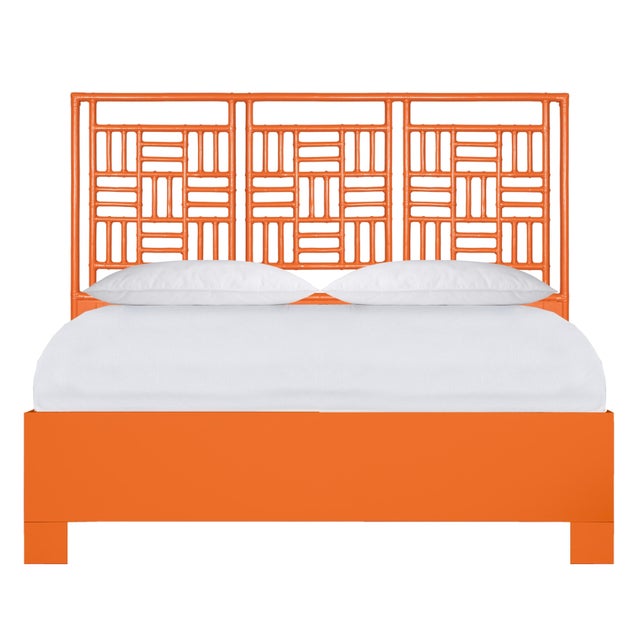 Finn Platform Bed King - Orange For Sale - Image 12 of 12
