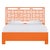 Finn Platform Bed King - Orange For Sale - Image 12 of 12