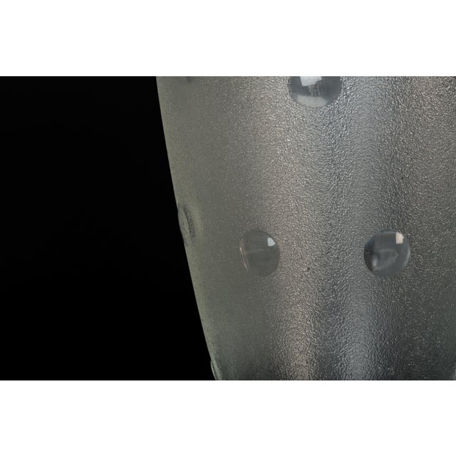 1970s Polka Dots Glass Vase, Italy, 1970s For Sale - Image 5 of 6