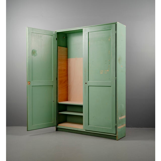 Vintage Cabinet in Green, 1950s For Sale - Image 16 of 18