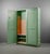 Vintage Cabinet in Green, 1950s For Sale - Image 16 of 18
