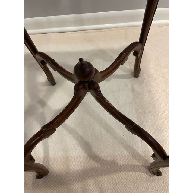 Early 20th Century Carved Victorian Style Pie Crust Walnut Table For Sale - Image 11 of 12