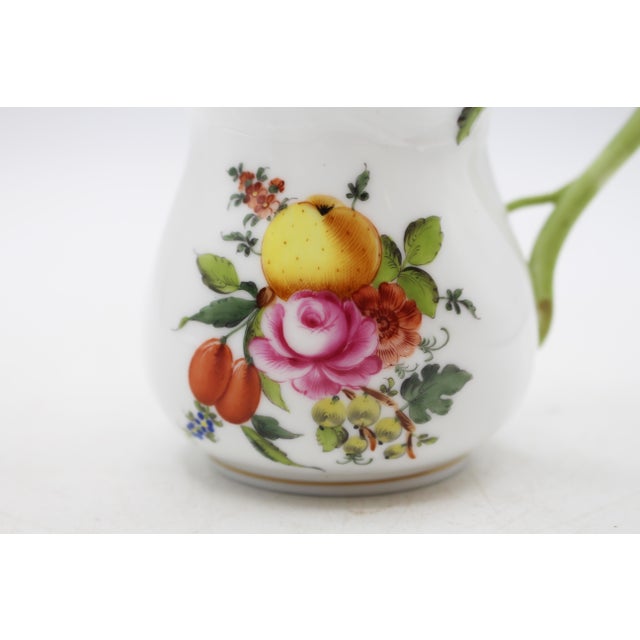 Vintage Herend Printemps Pattern Porcelain Cream Jug For Sale - Image 10 of 11