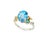 Sky Blue Blue Topaz Cocktail Ring in 14k Gold Size 6.75 (All Sizes Available) For Sale - Image 8 of 8
