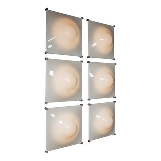 Italian Dada Wall Lights frm iGuzzini, 1970s, Set of 6 For Sale