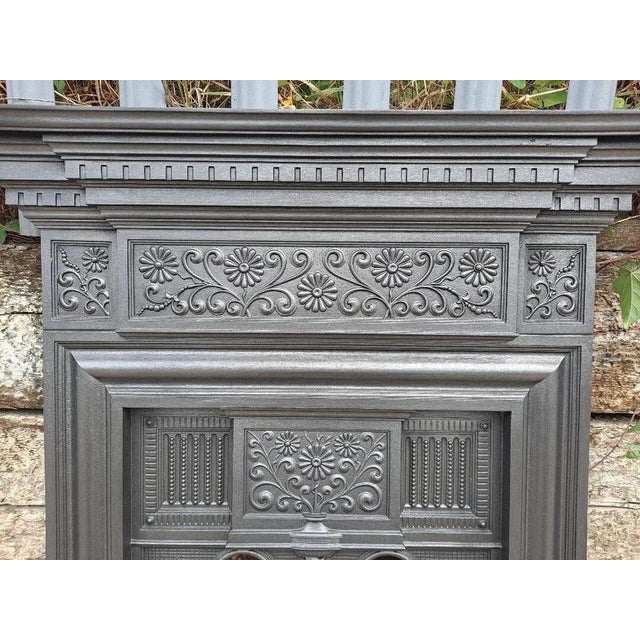 Edwardian Cast Iron Combination Fireplace Surround For Sale - Image 12 of 18