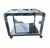 This is a pair of Milo Baughman style chrome side tables. They are in very good condition.