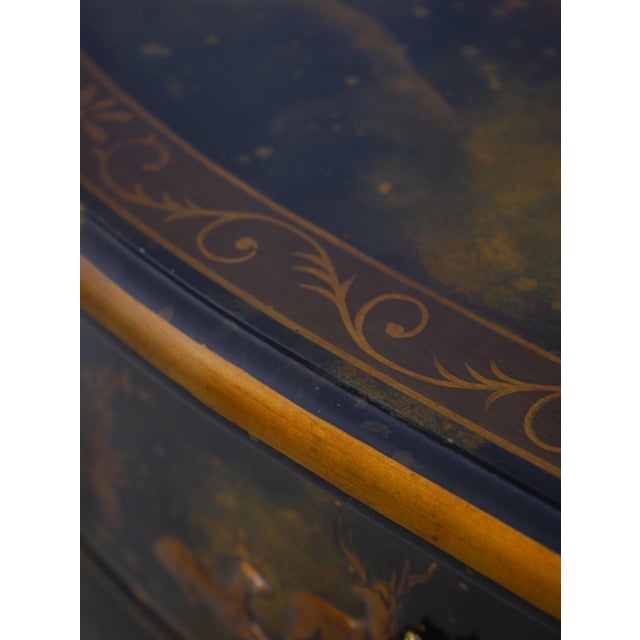 Maitland Smith Chinoiserie Decorated Four Drawer Commode Chest For Sale - Image 13 of 17