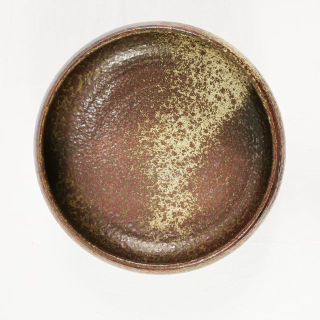 Ceramic Large Mid-Century Modern Ceramic Bowl from Tromborg, Denmark, 1960s For Sale - Image 7 of 12