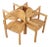 Dining Room Chairs by Rainer Daumiller, 1970s, Set of 4 For Sale