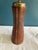 Vintage Embossed Leather and Brass Salt Shaker For Sale In Oklahoma City - Image 6 of 9