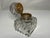 19th Century Victorian Swirled Glass Inkwell: Antique Desk Decor For Sale - Image 5 of 10