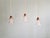 Art Deco Pendant Lights in Clear Glass, 1930s, Set of 3 For Sale - Image 17 of 17