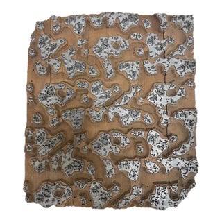 19th Century Wood Block for Textile Printing For Sale