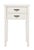 2020s Henry End Table With Storage Drawers in White For Sale - Image 5 of 5