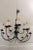 Metal Country Style 15 Arm Lighted Chandelier For Sale - Image 7 of 8