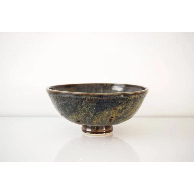 Mid-Century Modern Vintage Mid Century Handcrafted Ceramic Decorative Bowl For Sale - Image 3 of 6