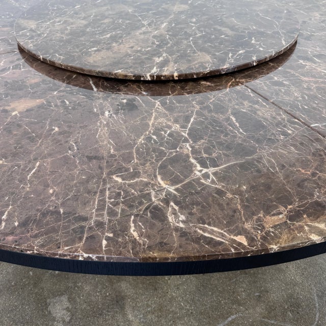 2020s Attributed to Maxalto Xilos Dining Table With Rotating Tray For Sale - Image 5 of 7