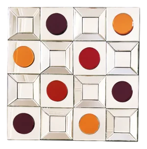 Geometric Composition Mirror by Olivier De Schrijver