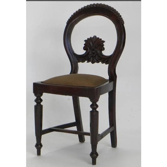 Wood Late 19th Century Rose Wood Dining Chair For Sale - Image 7 of 7