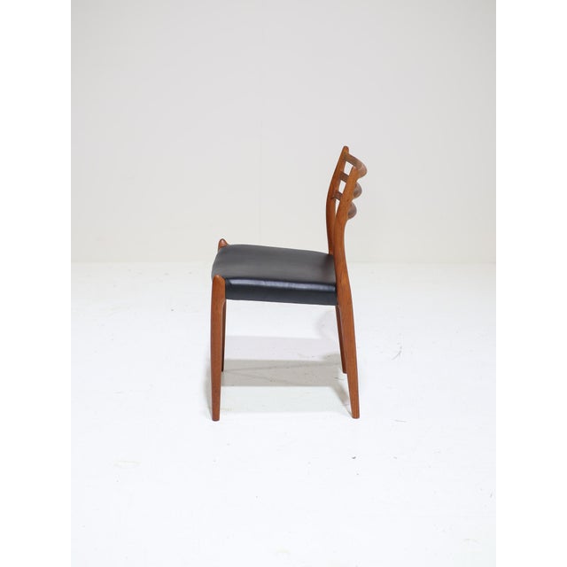 Model 78 Dining Chairs in Teak by Niels Otto Møller for J.L. Møllers, Denmark, 1960s, Set of 6 For Sale - Image 6 of 14
