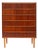 Vintage Danish Mid-Century Six-Drawer Teak Tallboy Dresser 1960s For Sale