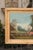 Textile French Late 18th Century Country Scene Oil on Canvas Painting Set in Pine Frame - Unsigned For Sale - Image 7 of 12