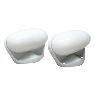 Vintage Wall Lamps by Wilhelm Wagenfeld for Lindner, 1950s, Set of 2 For Sale