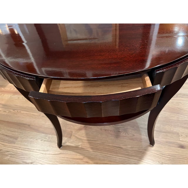 Baker Furniture Company Barbara Berry Fluted Table For Sale - Image 4 of 6