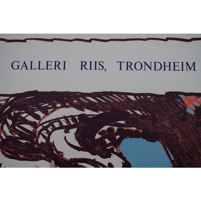 Pierre Alechinsky, Expo 1977, Lithograph For Sale - Image 8 of 9