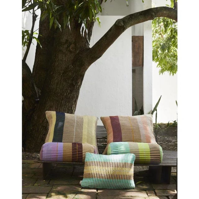 Chumbes Cylinder Cushion by Mae Engelgeer For Sale - Image 4 of 5