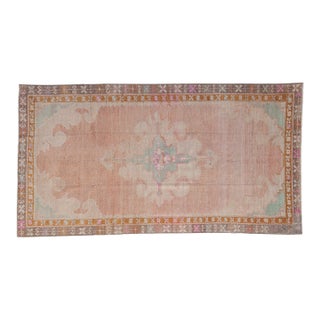 Vintage Distressed Kars Carpet - 5'8" x 10'7" For Sale