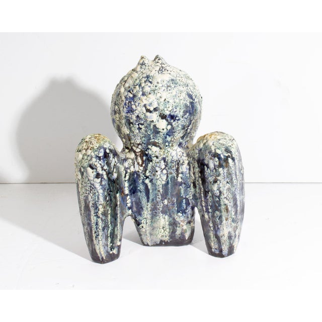 Mid 20th Century German Ceramic Owl by Helmut Friedrich Schäffenacker For Sale - Image 5 of 7