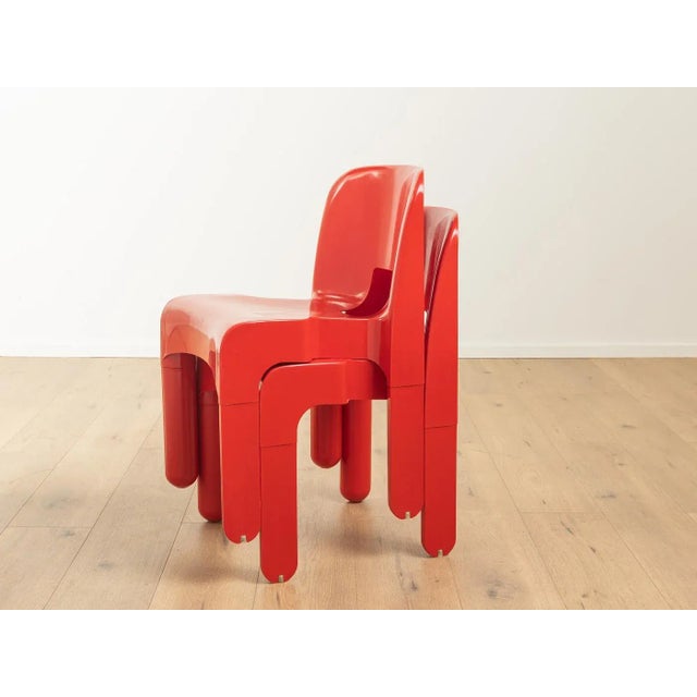 Model 4867 Chairs by Joe Colombo for Kartell, Set of 5 For Sale - Image 3 of 10
